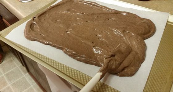 Chocolate-Roll-Cake-batter