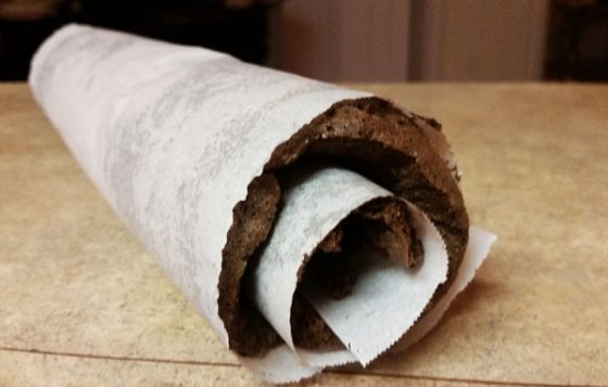 Chocolate-Roll-Cake-Cooling